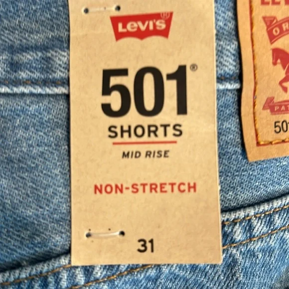 Levi’s 501 Mid Rise Shorts - Picture 4 of 4